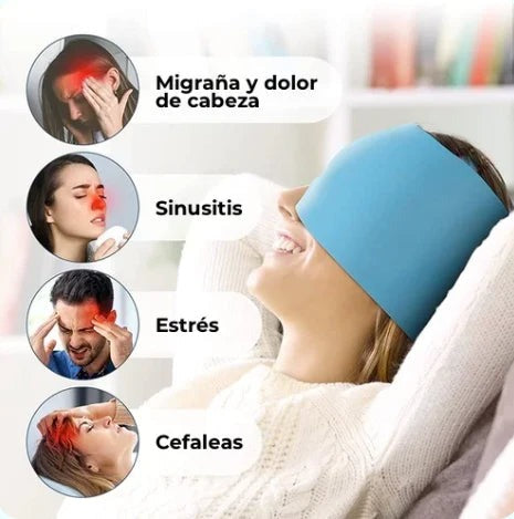 Gorro para el el alivio de Migraña antiestrés©