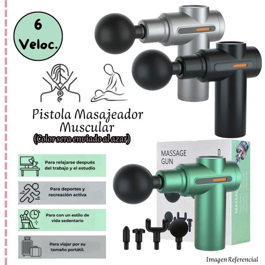Masajeador GUM PROFESIONAL 4 EN 1 (portátil recargable)